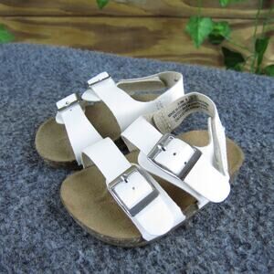 Old Navy Girls Fisherman Sz T 0-3‎ Medium White Synthetic Buckle